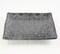 Square Ceramic Humidity Tray for Bonsai Tree 5.25"x 5.25"x 0.75" - Black Stain
